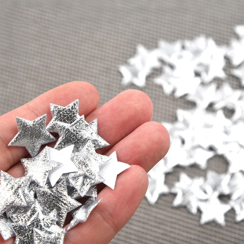 100 個ゴールド/シルバースタークリスマスパーティーの装飾 - Embellishments For Scrapbooking のレビューと価格