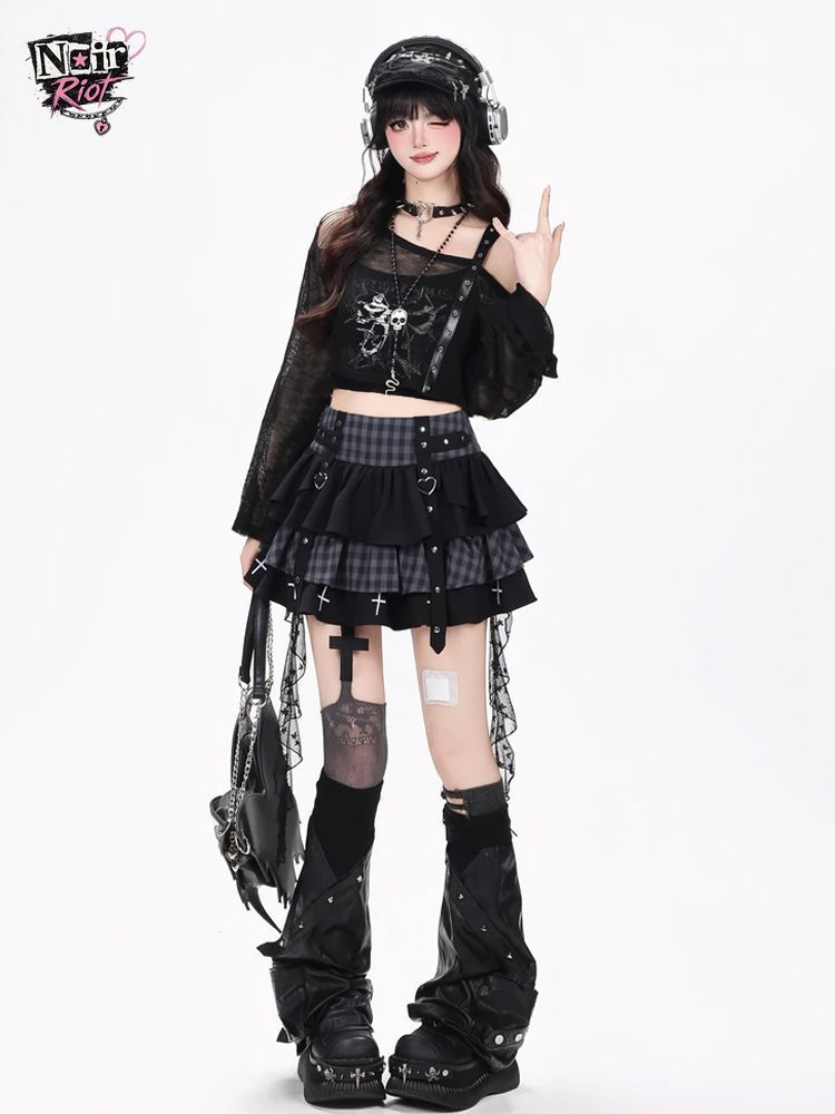 Y2K パンク ゴシック カワイイ 3点セット レディース  - Elastic Lace Trim のレビューと価格