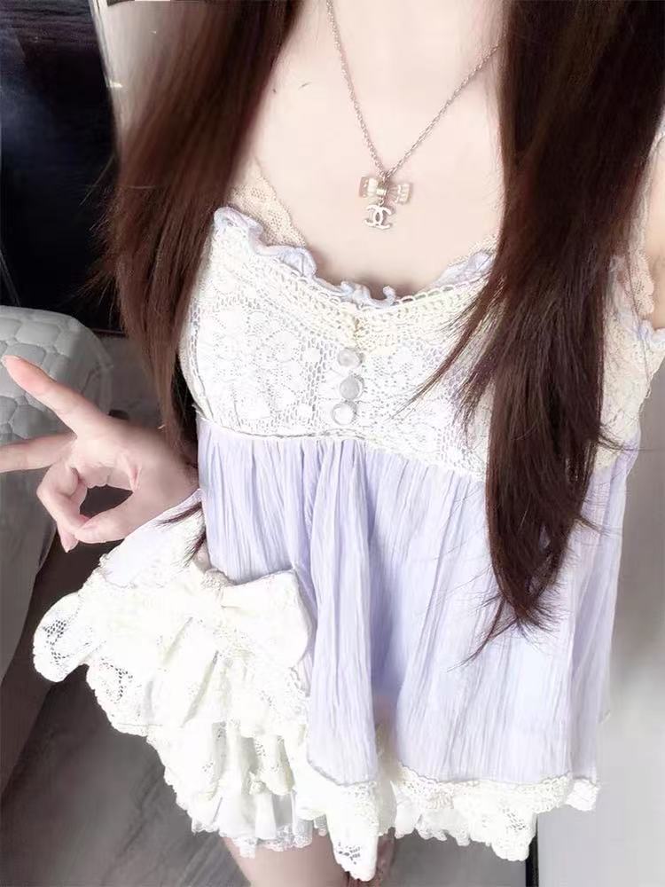コケット・リョウサンガタ ドールコア 日本製 ヴィンテージ  - Elastic Lace Trim のレビューと価格