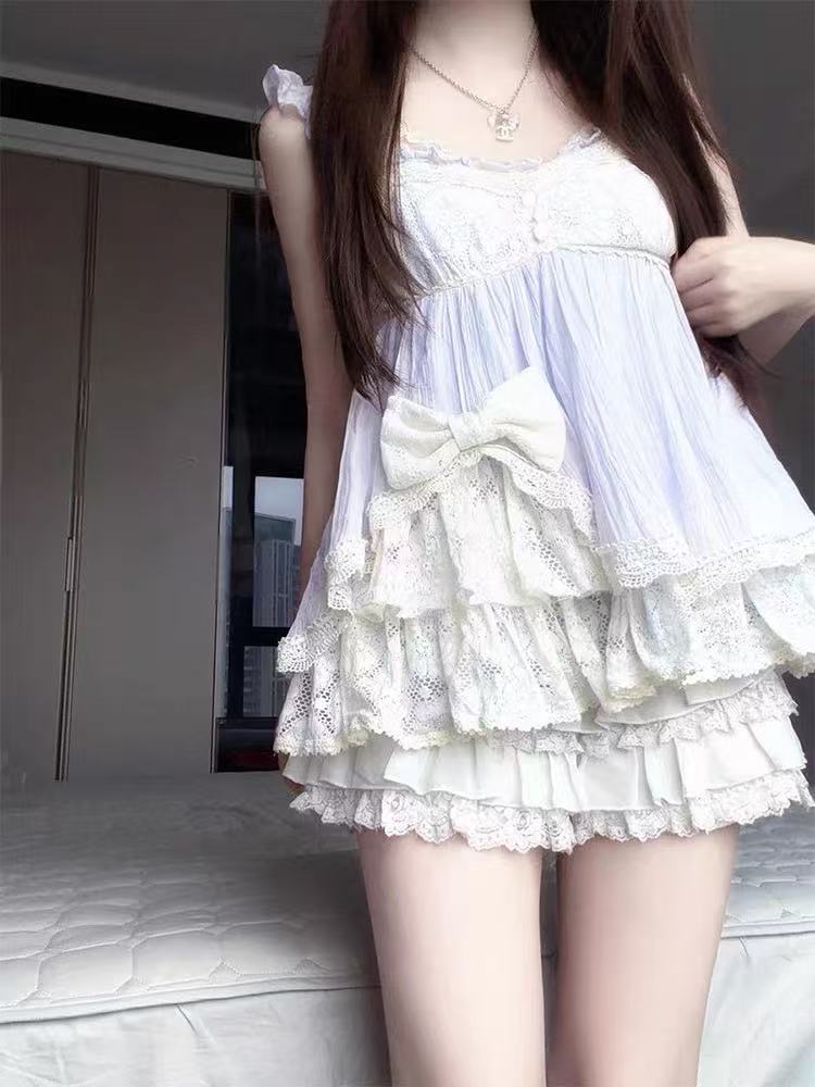 コケット・リョウサンガタ ドールコア 日本製 ヴィンテージ  - Elastic Lace Trim のレビューと価格