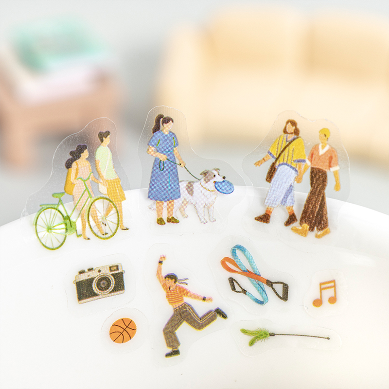 JIANQI 45mm*2m PETミニキャラクターテープ  - Embellishments For Scrapbooking のレビューと価格