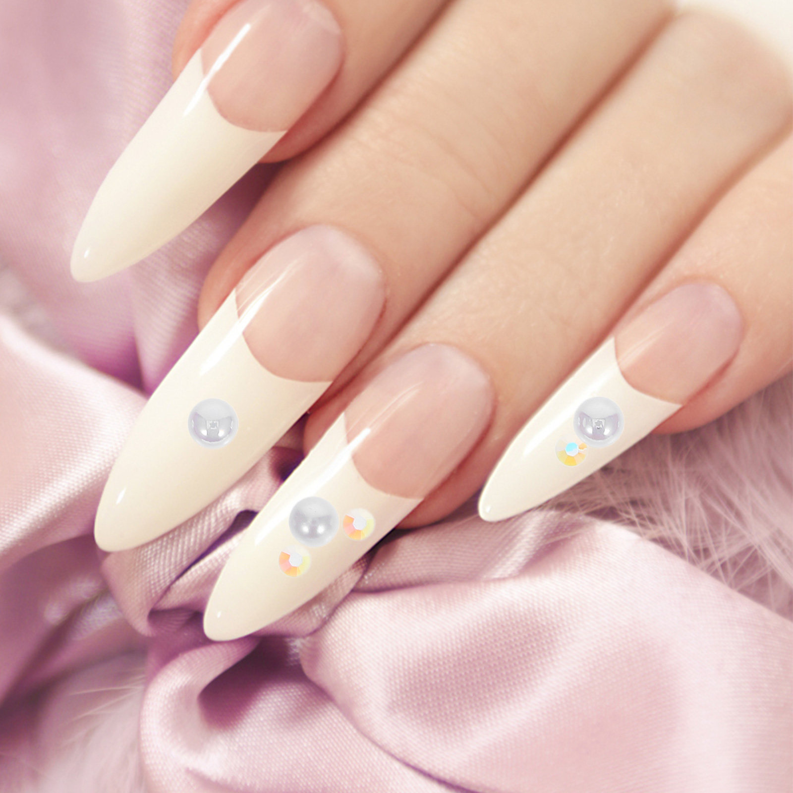 1パック入り、平らな裏面を持つパールとレジン製ラインストーン - Embellishment Glue Craft のレビューと価格