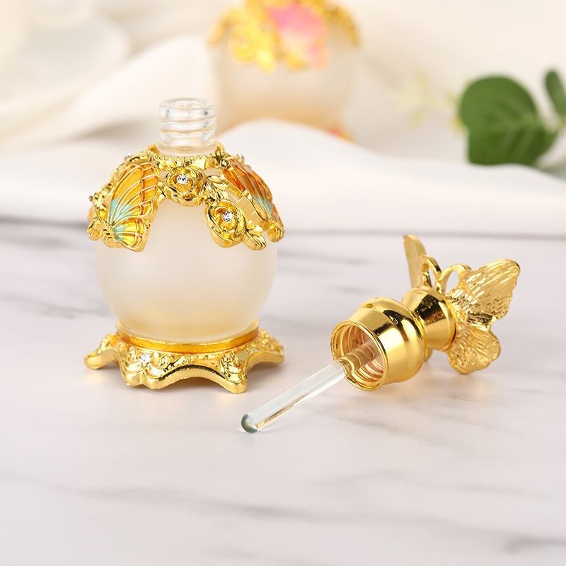 15mlの蝶の形をした香水用ボトル。エッセンシャルオイル用と - Embroidery Craft のレビューと価格