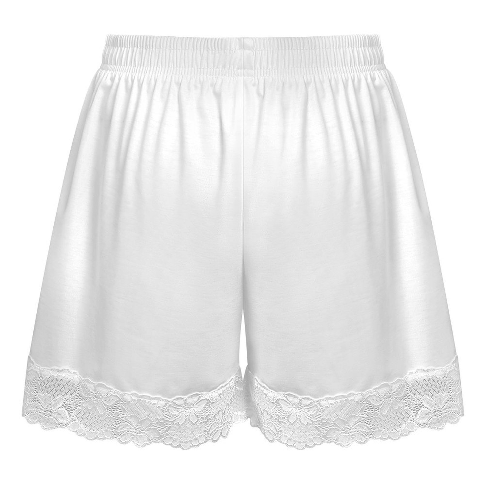 女性用、レースがあしらわれたスリープパンツ。プリント柄の伸縮 - Elastic Lace Trim のレビューと価格